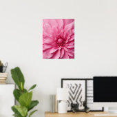 PINK BLUMEN ART POSTER (Heimbüro)