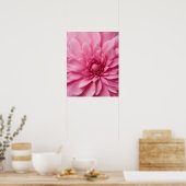 PINK BLUMEN ART POSTER (Küche)