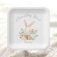 Pink Blush Bunny Rabbit Girl Baby