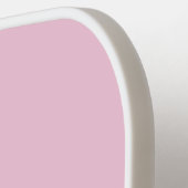 Pink blush champagne custom modern dachsund pickleball schläger (Linke Seite)