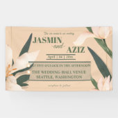 Pink blush floral Circle Banner (Horizontal)