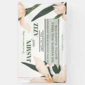 Pink blush floral Circle Banner (Vertikal)