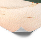 Pink blush floral  poster (Ecke)