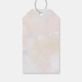 Pink Blush Floral Sweet 16. Vielen Dank Geschenkanhänger (Rückseite)