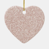 Pink Blush Glitzy Glitzer Sparkline Keramik Ornament (Hinten)