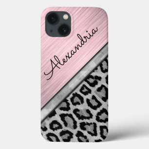 Pink Blush Illuminant Leopard Print Case-Mate iPhone Hülle
