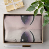 Pink Blush Lila Blush Metallic Danke für Ihre Auge Seidenpapier (Geschenk)