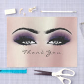 Pink Blush Lila Blush Metallic Danke für Ihre Auge Seidenpapier (Handwerk)