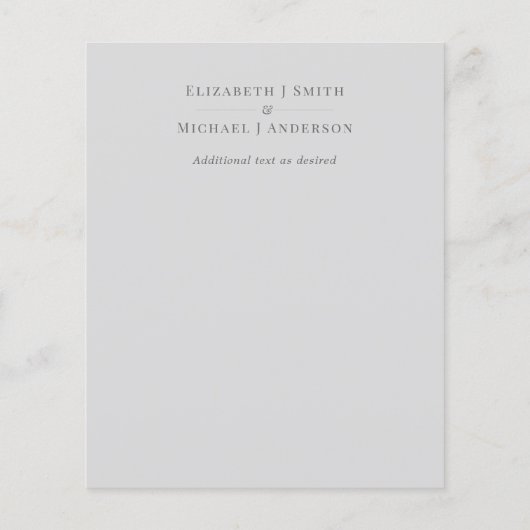 Pink Blush Mint Wedding Details Karten (Rückseite)