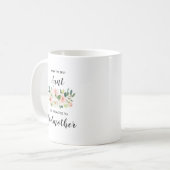 Pink Blush Personalisiertes Geschenk für Großmutte Kaffeetasse (Vorderseite Links)