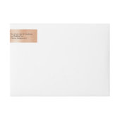 Pink Blush und Gold-Hochzeitsplatten (Vorderseite)