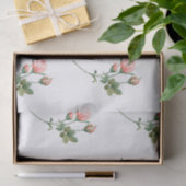 Pink Blushing Rose Small Business Packaging Seidenpapier (Geschenk)