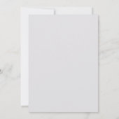 Pink Blütenpink Peony Rustic Boho Lila Babydusche Einladung (Rückseite)