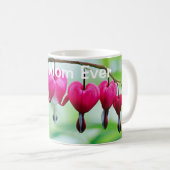 Pink Blutung Blume Beste Mama je Kaffeetasse (VorderseiteRechts)