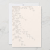 Pink Bodysuit Baby Girl Islamic Aqeeqah Einladung (Rückseite)