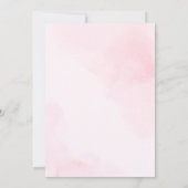 Pink-Bogen Einladung (Rückseite)