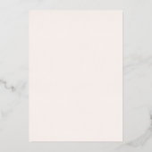 Pink-Bogen-Girl-Bestätigung Folieneinladung (Rückseite)