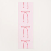 Pink-Bogen-Preppy Yogamatte (Vorderseite)