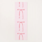 Pink-Bogen-Preppy Yogamatte (Rückseite)