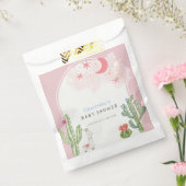Pink Boho Arch Cactus Toys Girl Babydusche Geschenktütchen (Versiegelt)