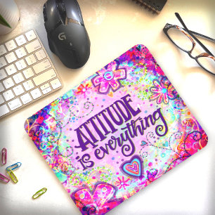 Pink Boho Attitude ist alles, was die Inspirierthe Mousepad