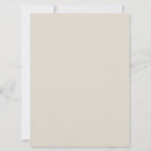 Pink Boho Bearly Wait Girl Baby Dusche Einladung (Rückseite)