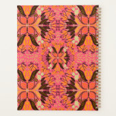 Pink Boho Custom Journal Planer (Rückseite)