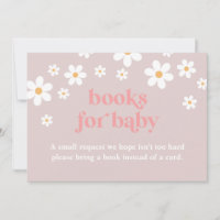 Pink Boho daisy Books for Baby