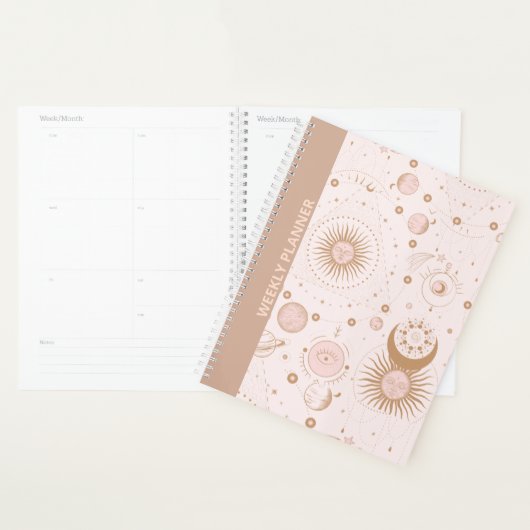 PINK BOHO DESIGN WEEKLY PLANNANT PLANER (Anzeige)