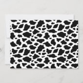 Pink Boho Floral Foto 1. Geburtstag Einladung (Rückseite)