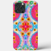 Pink BoHo Floral Fun Abstrakt Stylish Girly Case-Mate iPhone Hülle (Rückseite)