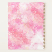 Pink Boho minimalist Ephemera ornament Planer (Rückseite)