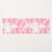 Pink Boho minimalist Ephemera ornament Yogamatte (Rückseite (Horizontal))
