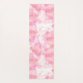 Pink Boho minimalist Ephemera ornament Yogamatte (Rückseite)