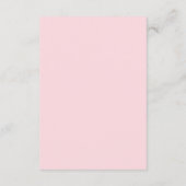 Pink Boho Peonies Wedding Details QR Code Begleitkarte (Rückseite)