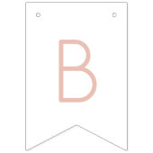 Pink Boho Sun Babydusche Jägerflags Wimpelkette (Dritte Fahne)