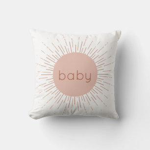 Pink Boho Sun Kissen