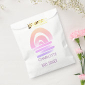 Pink Boho Watercolor Rainbow Girl Baby Dusche Geschenktütchen (Versiegelt)