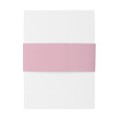 Pink Boho Wedding Einladungsbanderole (Rückseitenbeispiel)