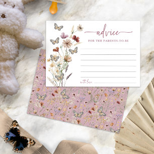 Pink Boho Wildblume Admin Card Einladung