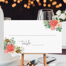 Pink Boho Wildblume Watercolor Bouquet Wedding