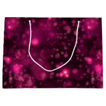 Pink Bokeh Glitzer Stars