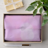 Pink Bokeh Glitzerschrift Monogramm Buchstabe Init Seidenpapier (Geschenk)