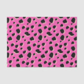 Pink Bold Animal Print 80er Seidenpapier (Vorderseite)