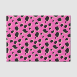 Pink Bold Animal Print 80er Seidenpapier