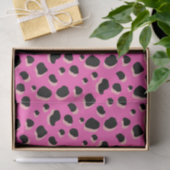 Pink Bold Animal Print 80er Seidenpapier (Geschenk)