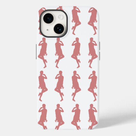 Pink Bold Mod GoGoGirls Case-Mate iPhone Hülle (Rückseite)