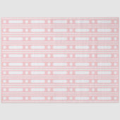 Pink Bone Inlay Dots Border Decoupage Paper Seidenpapier (Vorderseite)