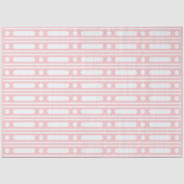 Pink Bone Inlay Dots Border Decoupage Paper Seidenpapier