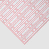 Pink Bone Inlay Dots Border Decoupage Paper Seidenpapier (Ausschnitt)
